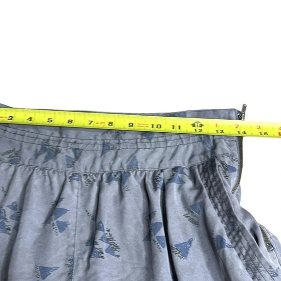 Wilfred Ariztia,Lyocell high  rise shorts,side zip,pockets, grey ,cottagecore - Picture 8 of 14